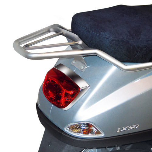 Piaggio Vespa S 50 [2007–2014] – Topcaseträger Monolock, chrom