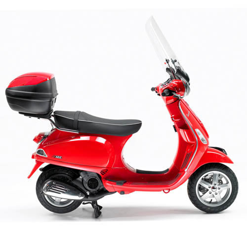 Piaggio Vespa S 50 [2007–2014] – Topcaseträger Monolock, chrom