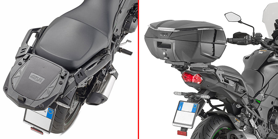 Kawasaki Versys 1000 [GIVI] - Porta-malas para malas MONOKEY® com placa MONOKEY®