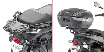BMW C 400 X [GIVI] - Suporte superior para malas MONOKEY® ou MONOLOCK® para montagem com placa MONOKEY® M5