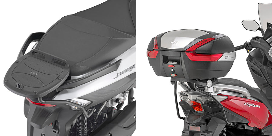 SYM Cruisym 300 [GIVI] - Suporte superior para baús MONOKEY® ou MONOLOCK® para montar com a placa MONOKEY® M5