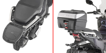 SYM ADX 125 [GIVI] - Porta-topcase para baús MONOLOCK®, utilize a placa MONOLOCK® incluída no baú