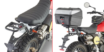 Fantic Caballero Scrambler 250 [2018–2023] – Topcaseträger für Monolock Topcase, schwarz