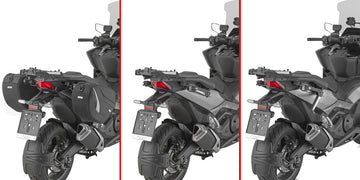 Honda Forza 750 [GIVI] - Par de suportes furtivos retráteis específicos em tecnopolímero reforçado com fibra de vidro