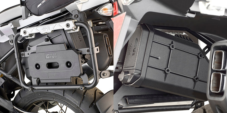 BMW R 1200 GS Adventure [GIVI] - Kit für die Montage der S250 Tool Box an PL5108CAM Träger zu montieren mit der S250 und