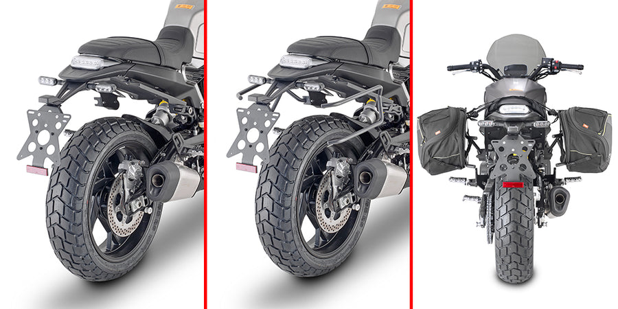 Benelli Leoncino 800 [2022–2026] – REMOVE-X Abstandshalter, abnehmbar für Satteltaschen