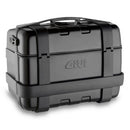 Trekker 46 - Mala Monokey preta – com tampa de alumínio preta / Carga máxima 10 kg
