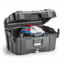 Trekker Lite 46, Monokey Koffer, 46 Liter – mit Kunststoff Cover schwarz, max. Zuladung 10 kg