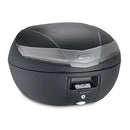 Top case V40 TECH Monokey® preto fosco – volume 40 litros / máx. carregar 10 kg