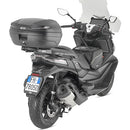 V45 Arena Monokey® Topcase schwarz – mit transparenten Reflektoren / Max. Zuladung 10kg