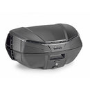 Top case V49 AIR Monokey com sistema Wingflow – preto, com refletor colorido, 49 litros