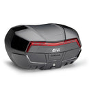Top case V58 Maxia 5 Monokey, preto - com refletor vermelho