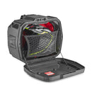 Monokey Koffer XSPACE schwarz, mit Cover aus Alu – Optik Textur, erweiterbar von 27 auf 36 Liter