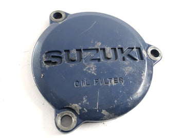Suzuki DR 750 S SR41B [1988] - Tampa do filtro de óleo tampa do motor