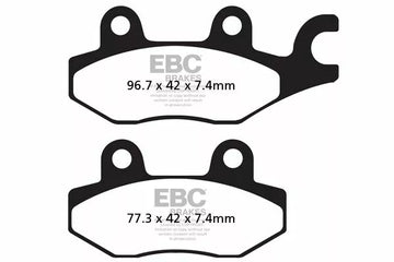 Yamaha XTZ 660 Tenere [EBC] - Pastilhas de freio de metal sinterizado série FA-HH