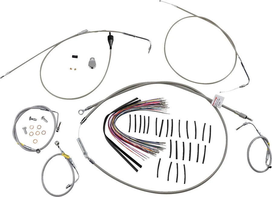 harley davidson touring [BURLY BRAND] - conjunto de encaixe de alça para modelos touring mais antigos com guidão Bagger Bar