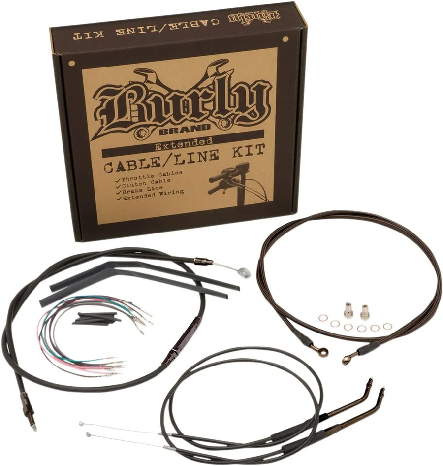 Harley Davidson Sportster 883 Iron XL [BURLY BRAND] – Conjunto de cabos para barra de prisão