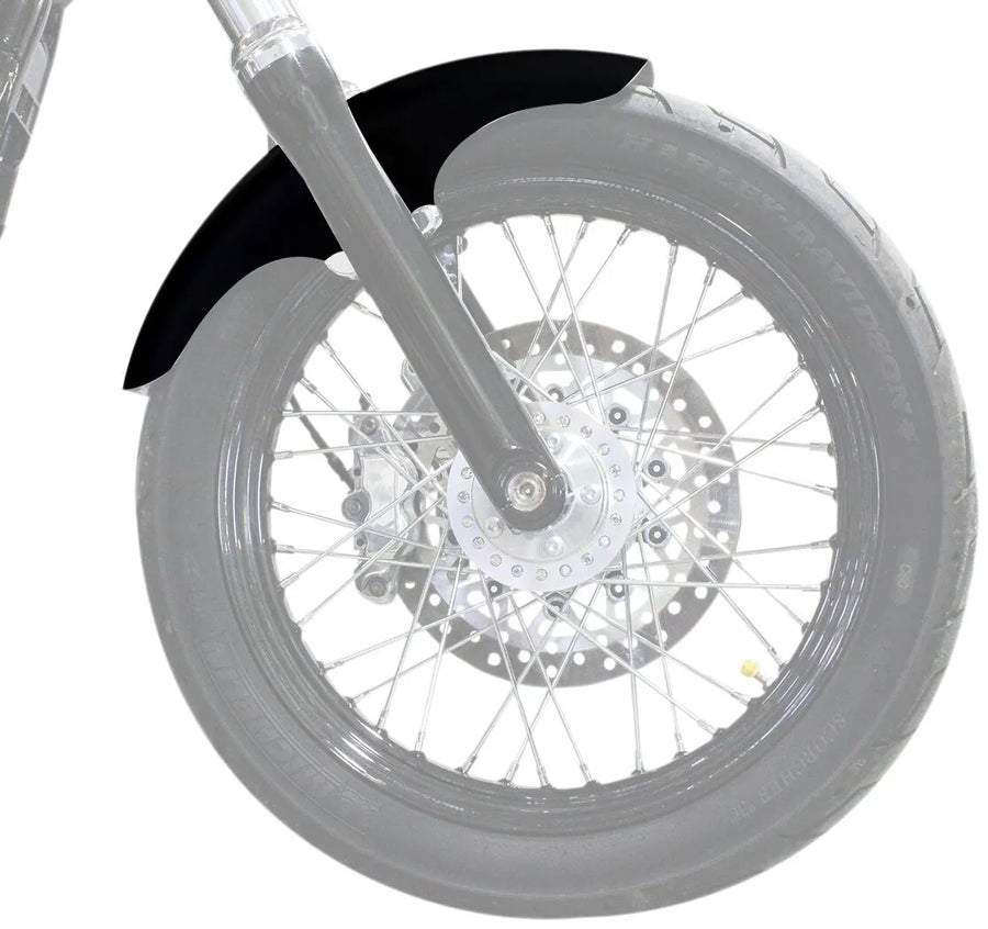 Harley Davidson Dyna [KLOCK WERKS] - Para-lama dianteiro série Hugger com blocos de montagem para Softail/Dyna