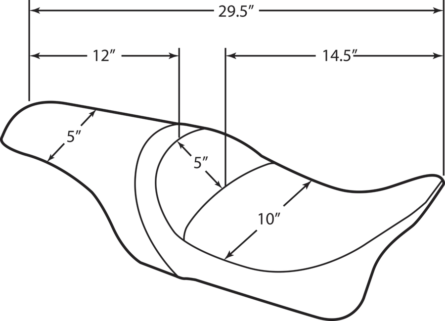 Harley Davidson Flhri [DRAG SPECIALTIES] – Assento Predator