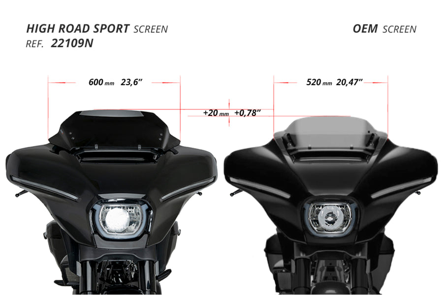 HARLEY DAVIDSON STREET GLIDE FLHX [2025] – High-Road Sport – Preto Mate