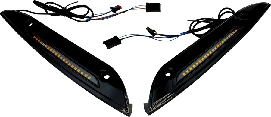Harley-davidson road glide [CUSTOM DYNAMICS] - Faixa de pára-brisa Genesis® 4 Dynamic LED Road Glide®