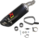 Yamaha MT-03 [AKRAPOVIC]-Silenciador final de fibra de carbono-2