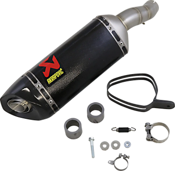 Yamaha MT-03 [AKRAPOVIC]-Silenciador final de fibra de carbono - 0