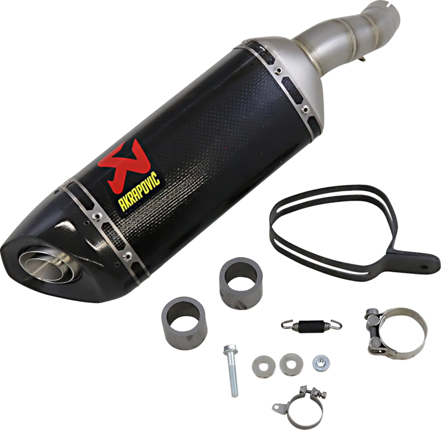 Yamaha MT-03 [AKRAPOVIC]-Silenciador final de fibra de carbono