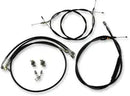 Harley Davidson Fxsb [LA CHOPPERS] - Kit de cabo/linha de freio de vinil preto padrão