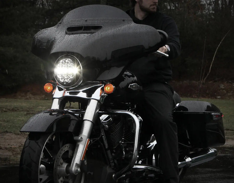 Harley-Davidson Street [DENALI] – Kit de atualização D14 Destroyer LED-Scheinwerfer - Harley-Davidson Street Glide