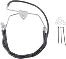 Harley Davidson Flhtcui [DRAG SPECIALTIES] - Kit de linha de freio de vinil preto estendido-1