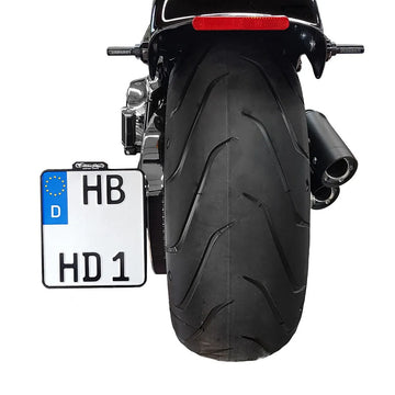 harley-davidson street bob [HEINZ BIKES] – suporte de placa deslizante - 0