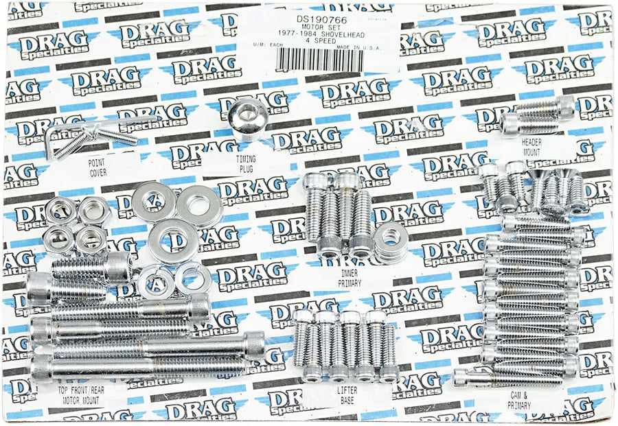 harley davidson fxs [DRAG SPECIALTIES] – conjunto de parafusos do motor