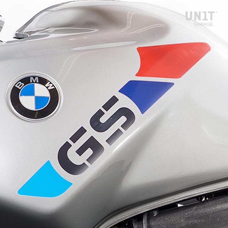 BMW R 1150 GS [1999-2004] - Adesivo de tanque GS - desenho de bloco vermelho/azul