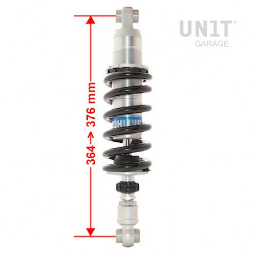BMW R nineT 1200 Urban G/S (niedriger Auspuff) [2017-2023] - Öhlins-Stoßdämpfer hinten (niedrige Version)
