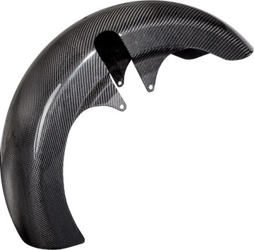 Harley Davidson Touring [ARLEN NESS] – Para-lama dianteiro com invólucro de gordura de 21" em fibra de carbono - 0