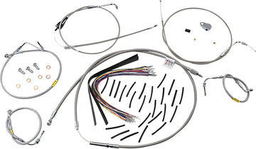 harley davidson touring [BURLY BRAND] - conjunto de encaixe de alça para modelos touring mais antigos com guidão Bagger Bar