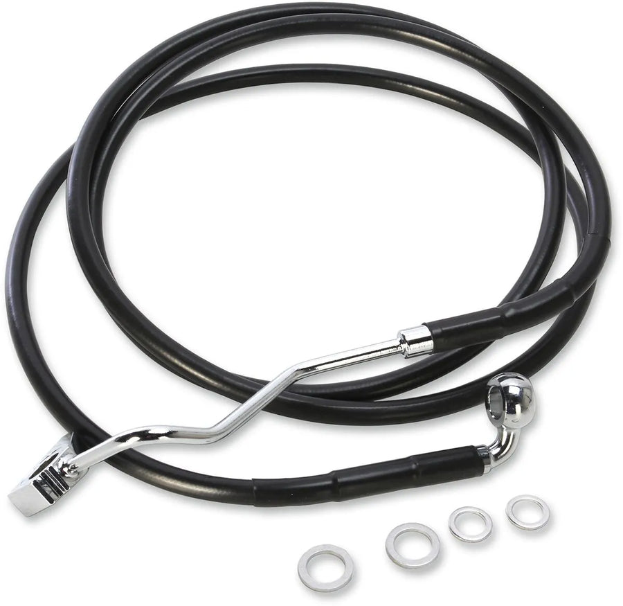 Harley Davidson Fltr [DRAG SPECIALTIES] - Kit de linha de freio de vinil preto estendido