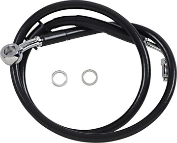 harley-davidson street bob [DRAG SPECIALTIES] – Linha de freio estendida em aço inoxidável