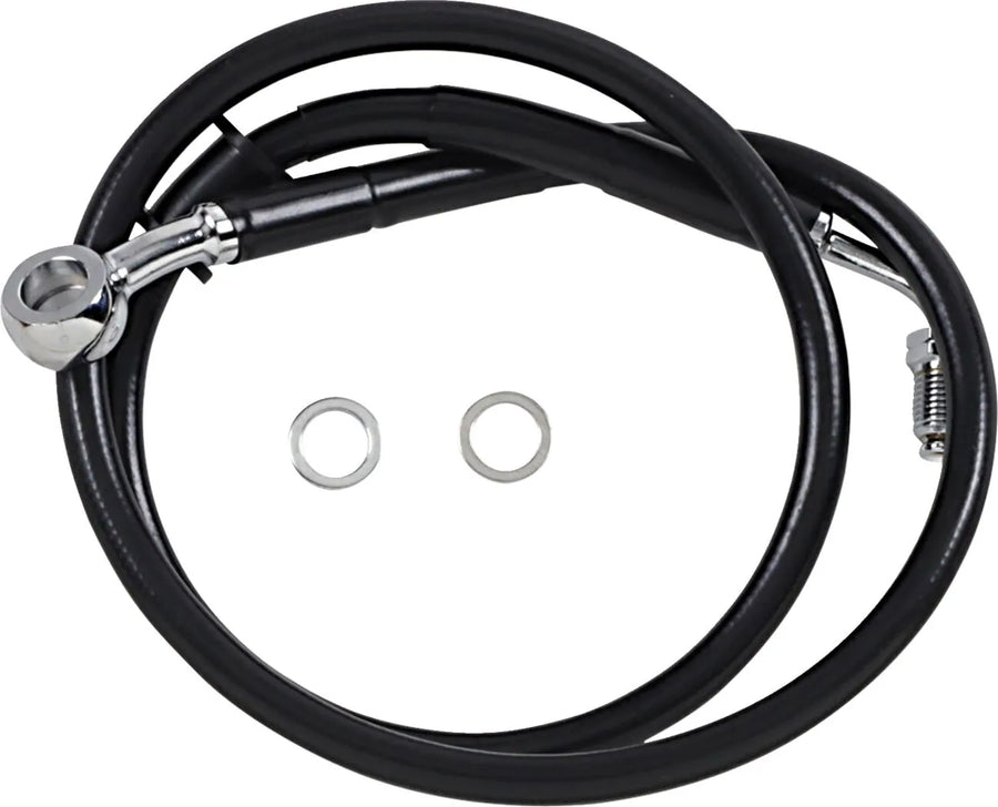harley-davidson street bob [DRAG SPECIALTIES] – Linha de freio estendida em aço inoxidável