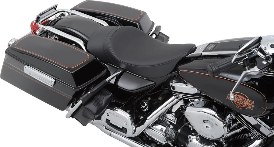 harley davidson flhri [DRAG SPECIALTIES] - Assento único plano dianteiro com montagem EZ-ON