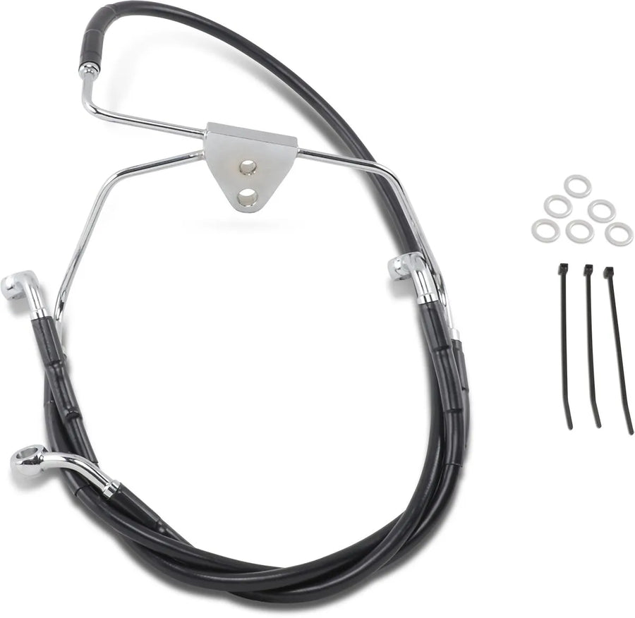 harley davidson flhtcui [DRAG SPECIALTIES] - Kit de linha de freio em aço inoxidável