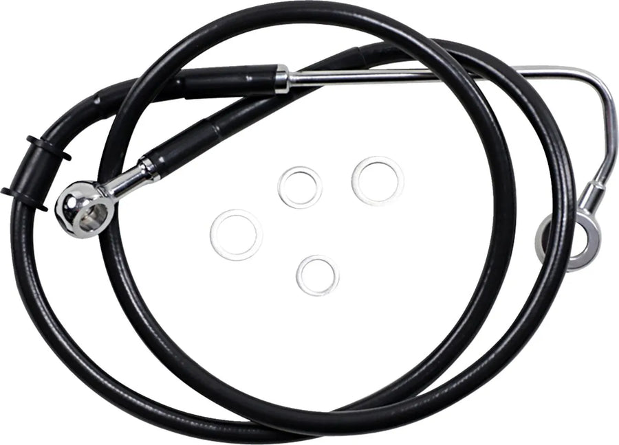 harley davidson flstc [DRAG SPECIALTIES] - Linha de freio estendida em aço inoxidável