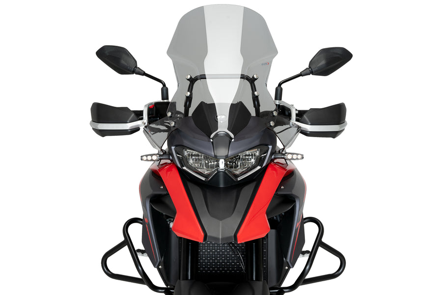 QJ SRT 700X ON ROAD [2025] – Defletor de vento estendido – Preto