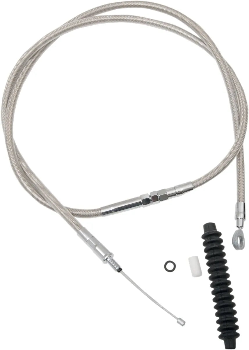 harley davidson fls [DRAG SPECIALTIES] - Cabo de embreagem altamente eficiente feito de aço inoxidável trançado