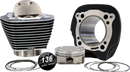 Harley-Davidson FLTRT 1868 Road Glide 3 114 [2025] - 132" Hochverdichtungs- / 136" Big Bore Kit – Oberfläche: Schwarz, Hervorgehobene Lamellen – Merkmal: 0,00 cm³ Kuppelvolumen – Bild 1