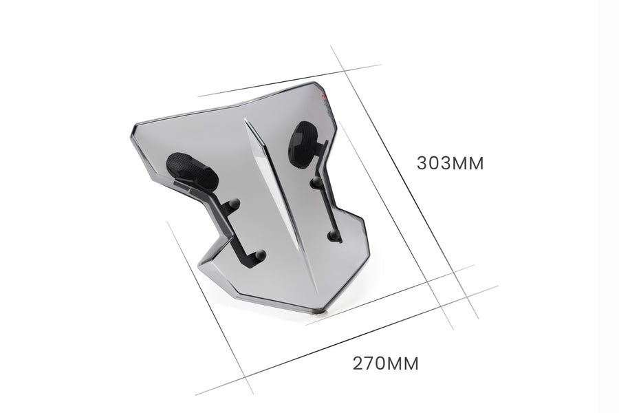 VOGE 500R [2025] – Tela de carenagem do visor Flanker – Preto