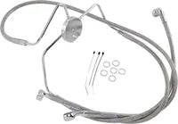Harley Davidson Flhr [DRAG SPECIALTIES] - Kit de linha de freio em aço inoxidável, estendido