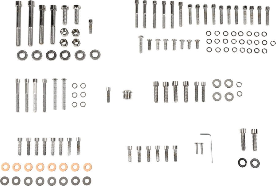 harley davidson flst [DRAG SPECIALTIES] - Conjunto completo de parafusos do motor