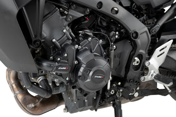 YAMAHA TRACER 9 Y-AMT [2025] – Protetores de motor – Preto